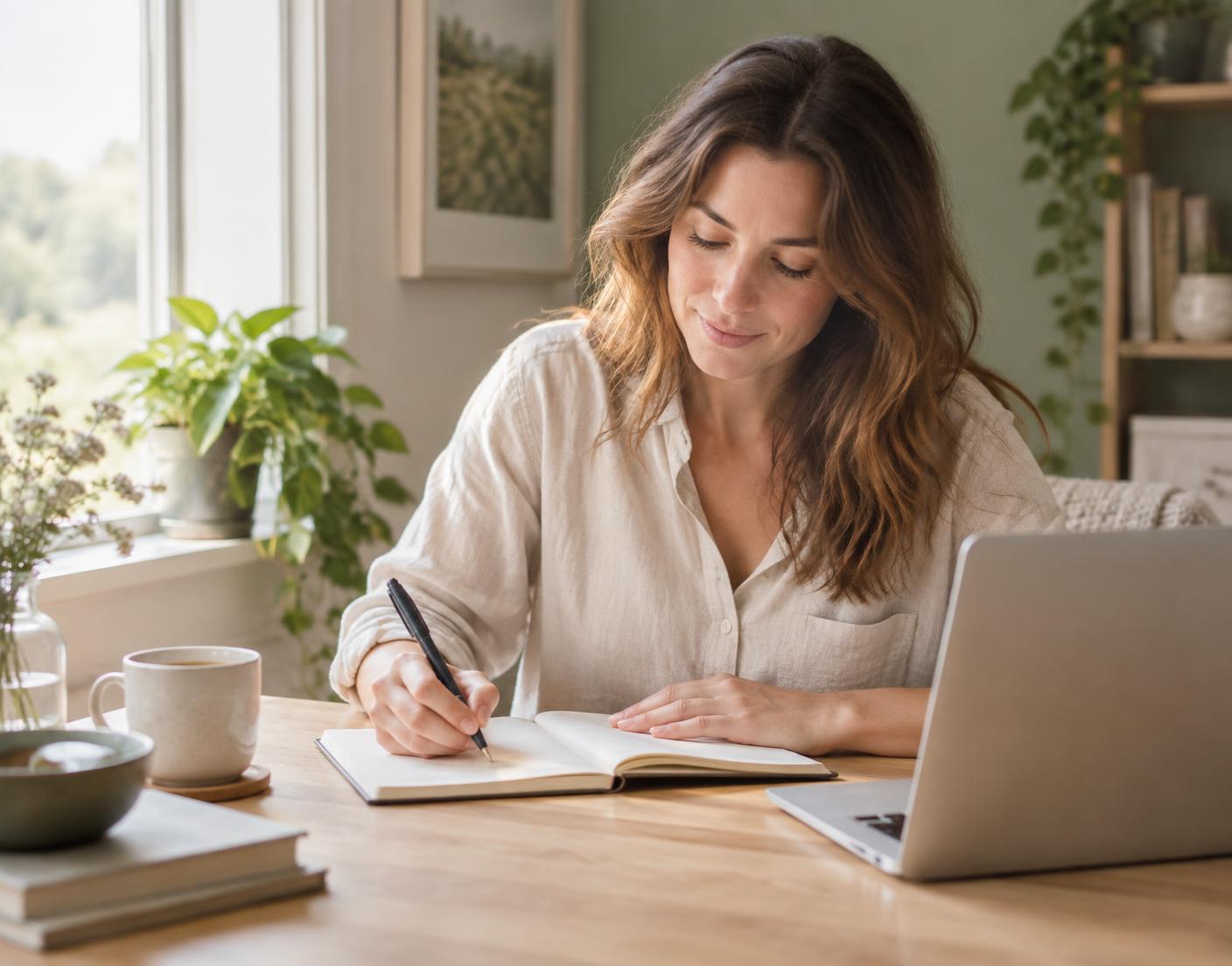 Calm planning workspace